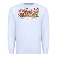 White christmas cookie coffe cups Premium Sweatshirt - MaliasSmallBusiness