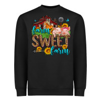 Black farm sweet farm Heavyweight Sweatshirt - Zillion Design Studio