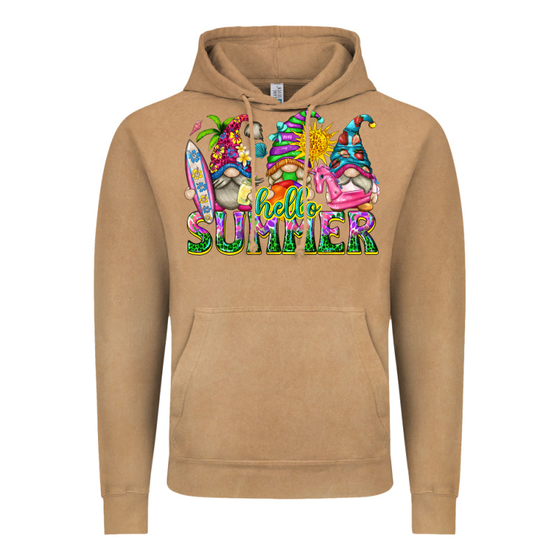 Hello Summer Gnome Vintage Hoodie by texasbilliewilder | Teevron