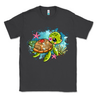 Smoke ocean with turtle Classic Tee - AdoDesignShop