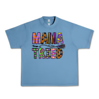 Pebble Blue Mama Tried Urban Heavy Tee - CowhideDigitalArt