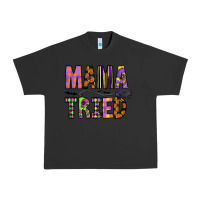Pigment Black Mama Tried Urban Heavy Tee - CowhideDigitalArt