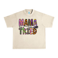 Sandshell Mama Tried Urban Heavy Tee - CowhideDigitalArt