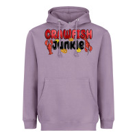 Lavender crawfish junkie Heavyweight Hoodie - MaliasSmallBusiness