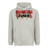 Moon Dust crawfish junkie Heavyweight Hoodie - MaliasSmallBusiness