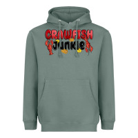 Sage crawfish junkie Heavyweight Hoodie - MaliasSmallBusiness