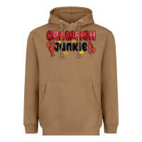 Toasted Coconut crawfish junkie Heavyweight Hoodie - MaliasSmallBusiness