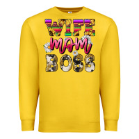Lemon wife mom boss daisy Premium Sweatshirt - NancyCooperArtShop