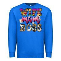 True Royal wife mom boss daisy Premium Sweatshirt - NancyCooperArtShop