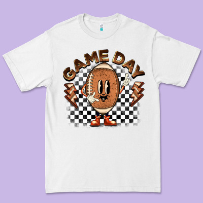 Game Day Football Premium Tee Designed By Barkaloodesign