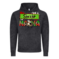 Vintage Black soccer nana with leopard Vintage Hoodie - Zillion Design Studio