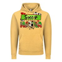 Vintage Mustard soccer nana with leopard Vintage Hoodie - Zillion Design Studio