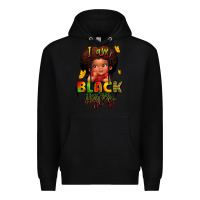 Black i am black history juneteenth Premium Hoodie - LillyAllenDesigns