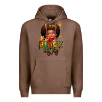 Chestnut i am black history juneteenth Premium Hoodie - LillyAllenDesigns