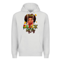 Dove Grey i am black history juneteenth Premium Hoodie - LillyAllenDesigns