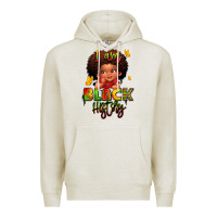 Oatmeal Heather i am black history juneteenth Premium Hoodie - LillyAllenDesigns