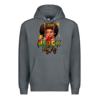 Rock i am black history juneteenth Premium Hoodie - LillyAllenDesigns