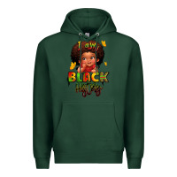 Sports Green i am black history juneteenth Premium Hoodie - LillyAllenDesigns