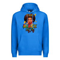 True Royal i am black history juneteenth Premium Hoodie - LillyAllenDesigns