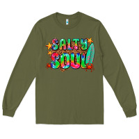 Army Green salty soul Long Sleeve Tee - AdoDesignShop