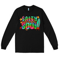 Black salty soul Long Sleeve Tee - AdoDesignShop