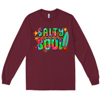 Burgundy salty soul Long Sleeve Tee - AdoDesignShop