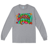 Heather Grey salty soul Long Sleeve Tee - AdoDesignShop