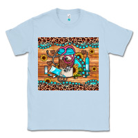 Dusty Blue western gemstone sunflower nurse Classic Tee - JahusDesignShop