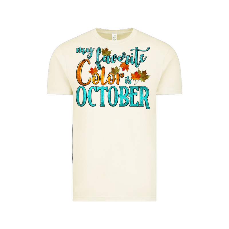 My Favorite Color Is October Vintage Tee by HRA Design Shop | Teevron