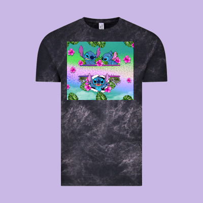 Custom Name Stitch Vintage Tee Designed By Adodesignshop