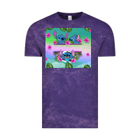 Cloud Purple custom name stitch Vintage Tee - AdoDesignShop
