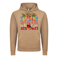 Vintage Coffee hello summer lets go to the beach Vintage Hoodie - texasbilliewilder