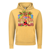 Vintage Mustard hello summer lets go to the beach Vintage Hoodie - texasbilliewilder