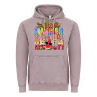 Vintage Zinc hello summer lets go to the beach Vintage Hoodie - texasbilliewilder