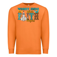 Carrot worry ends when faith begins Premium Sweatshirt - NancyCooperArtShop