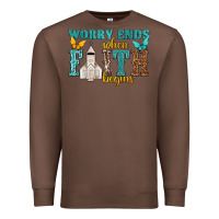 Chestnut worry ends when faith begins Premium Sweatshirt - NancyCooperArtShop