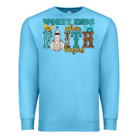 Ocean Blue worry ends when faith begins Premium Sweatshirt - NancyCooperArtShop