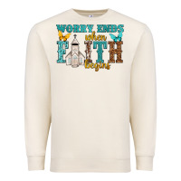 Sandshell worry ends when faith begins Premium Sweatshirt - NancyCooperArtShop