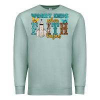 Seafoam worry ends when faith begins Premium Sweatshirt - NancyCooperArtShop