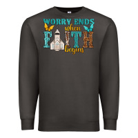 Smoke worry ends when faith begins Premium Sweatshirt - NancyCooperArtShop