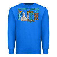True Royal worry ends when faith begins Premium Sweatshirt - NancyCooperArtShop