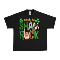 Black Ready to shamrock St. Patrick's Day Urban Heavy Tee - Neo Western