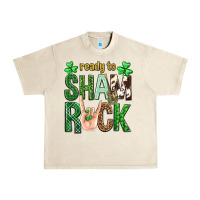 Sandshell Ready to shamrock St. Patrick's Day Urban Heavy Tee - Neo Western