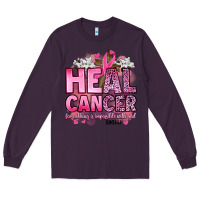 Plum heal cancer for nothing is impossible with god luk Long Sleeve Tee - Artiststas