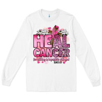Heal Cancer For Nothing Is Impossible With God Luk Long Sleeve Tee | Teevron