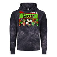 Cloud Black soccer mom with leopard Vintage Hoodie - Zillion Design Studio