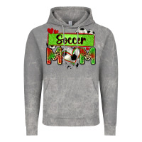 Cloud Rock soccer mom with leopard Vintage Hoodie - Zillion Design Studio