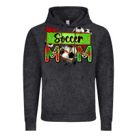 Vintage Black soccer mom with leopard Vintage Hoodie - Zillion Design Studio