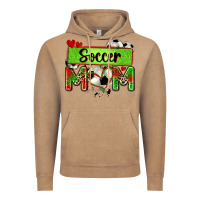 Vintage Coffee soccer mom with leopard Vintage Hoodie - Zillion Design Studio