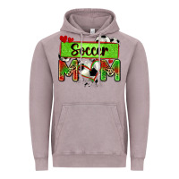 Vintage Zinc soccer mom with leopard Vintage Hoodie - Zillion Design Studio